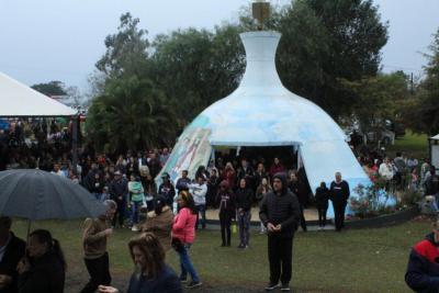 Missa em louvor ao Bom Jesus em Campo Mendes teve o Pároco Sebastião presidindo com liturgia da Rádio Campo Aberto